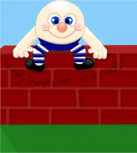 Humpty Dumpty Sitting on the Wall