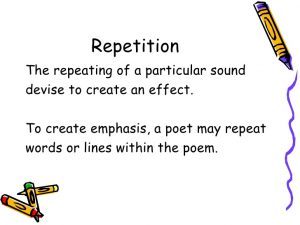 Why Repetition is Effective