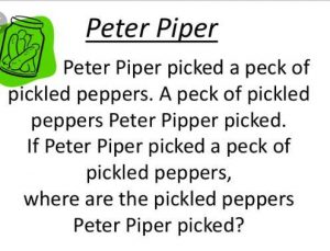 Phonics with Peter Piper